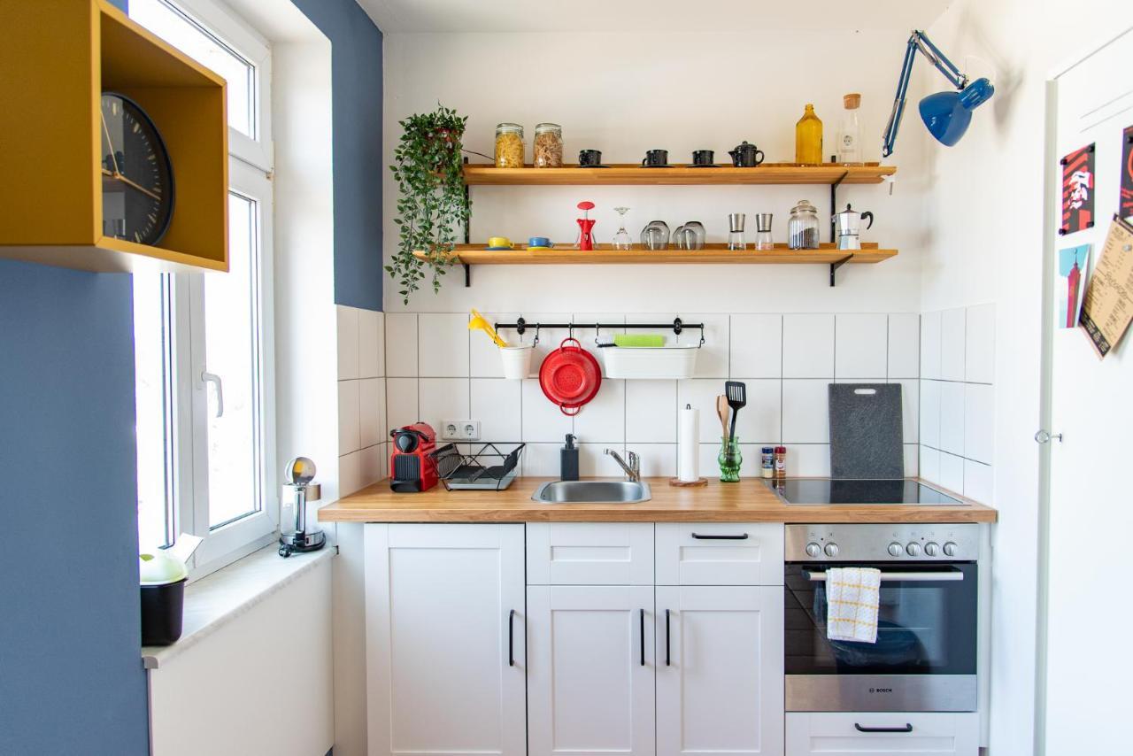 Industriecharme Apartment - Nespresso, Netflix, Wifi, Zentral, Messe Chemnitz Dış mekan fotoğraf