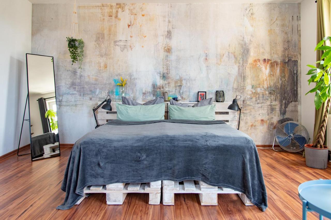 Industriecharme Apartment - Nespresso, Netflix, Wifi, Zentral, Messe Chemnitz Dış mekan fotoğraf